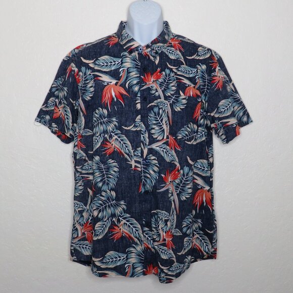 Molokai Surf Co.* Men's Short Sleeve Button Down Curved Hem Pocket Shirt~ XXL‎ - Picture 1 of 13